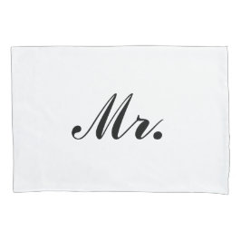 "Señor y señora" Fundas de cojín