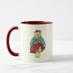 SEÑOR Y SEÑORA OSO Taza Combo Granate