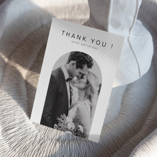 Señor y Señora Tarjeta de agradecimiento de boda c