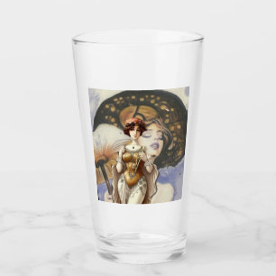 señora artista diseñadora art nouveau hongo trippy