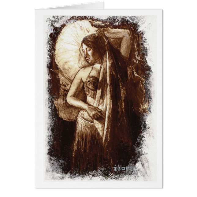 Señora Card de la danza del vientre (Frente)
