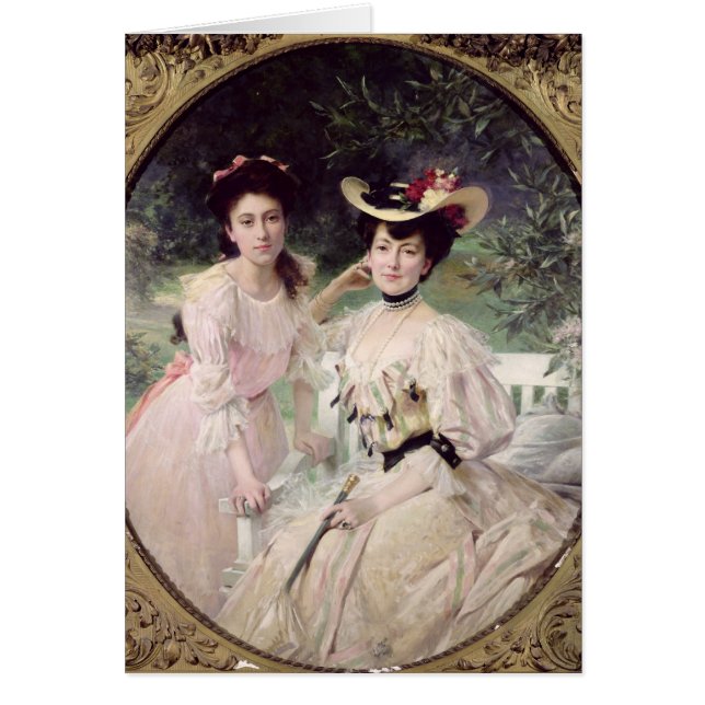 Señora Collas y su Daughter, Giselle, 1903 (Frente)