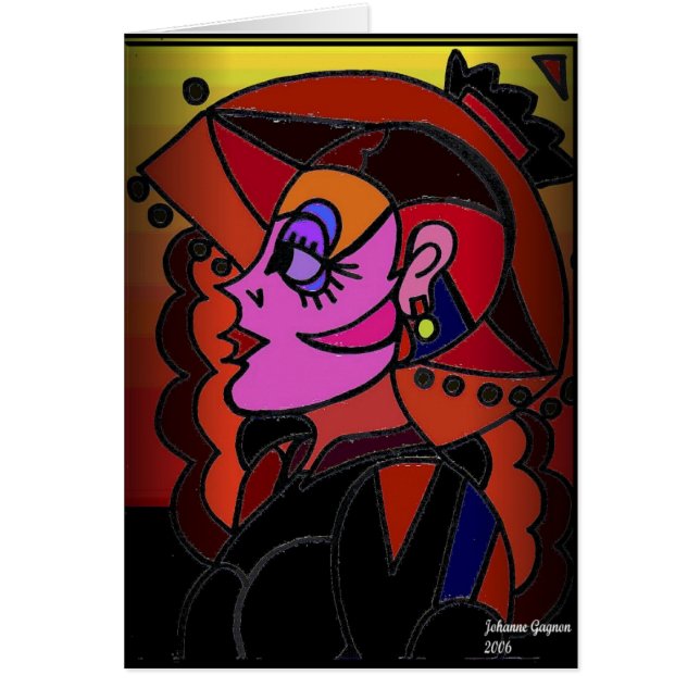 Señora con el gorra (Frente)