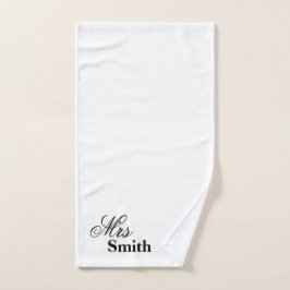 Señora conocida personalizada Smith White