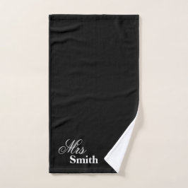Señora conocida personalizada Smith White Black