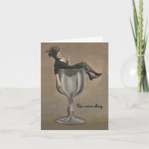 Señora de la tarjeta de nota del viaje de la