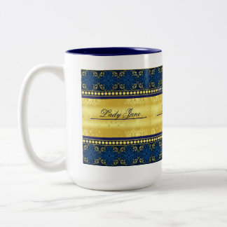 Señora de la taza elegante de la señoría del
