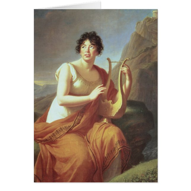 Señora de Stael como Corinne, 1809 (Frente)