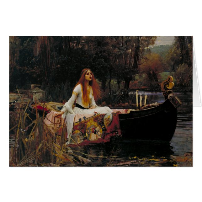 Señora del chalote de John William Waterhouse (Anverso (Horizontal))