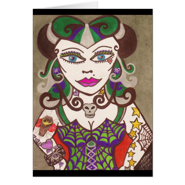 "Señora del Web " (Frente)