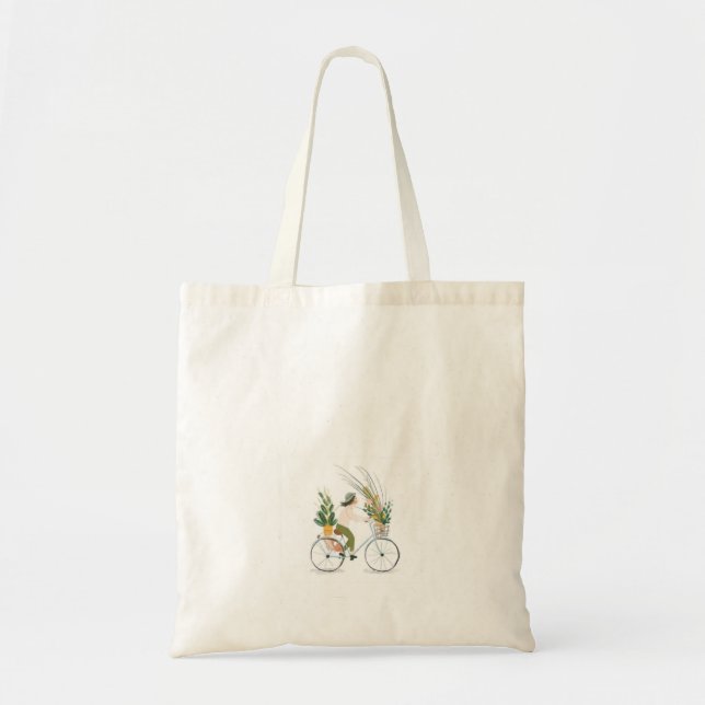 Señora en la bolsa de la bicicleta (Frente)