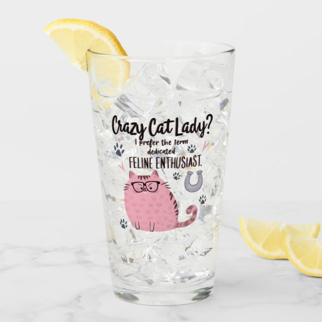 ¿Señora Gata Loca? Regalo divertido para amantes d (Anverso (hielo))