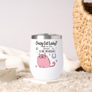 ¿Señora Gata Loca? Regalo divertido para amantes d