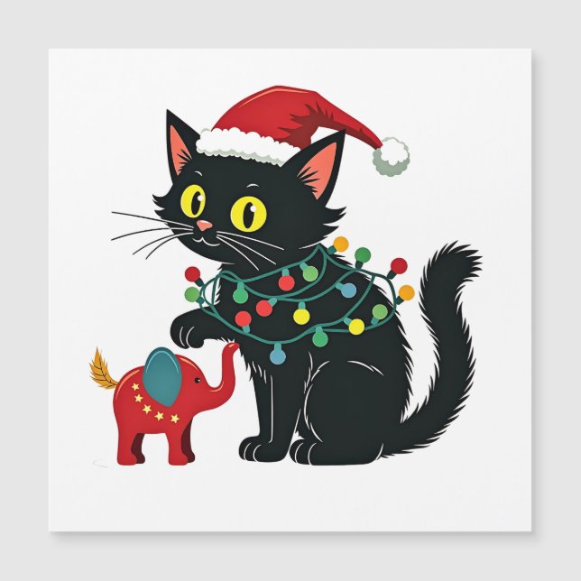 Señora Gata sin Hijos Navidad Kamala Trump  (Anverso)