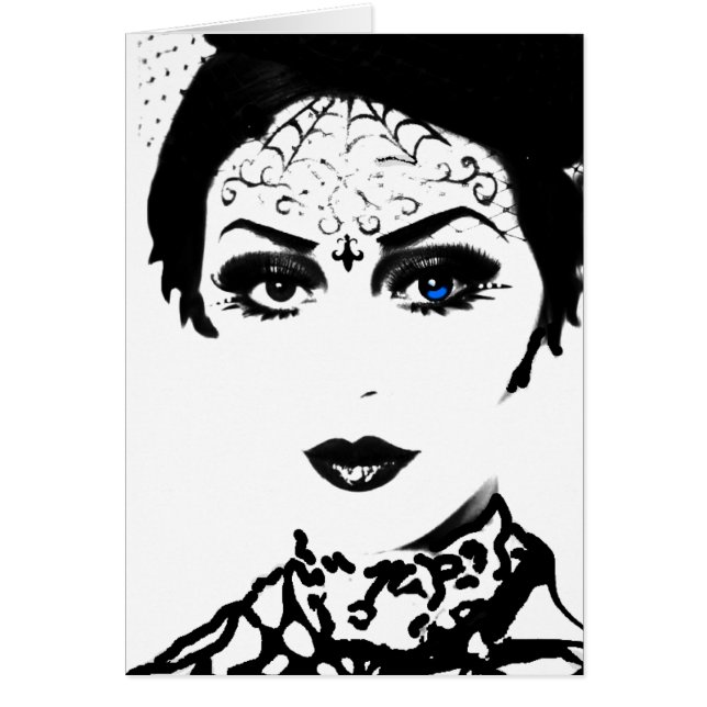 Señora gótica misteriosa (Frente)