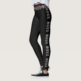 Señora Heart Trim Leggings de Boss