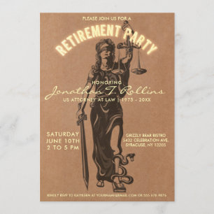 Señora Justice de la invitación el   del fiesta de