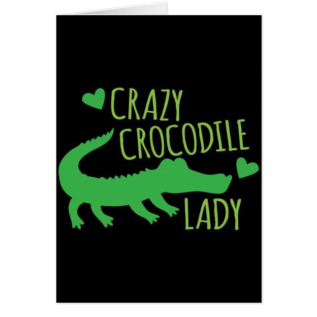 Señora loca del cocodrilo (Frente)