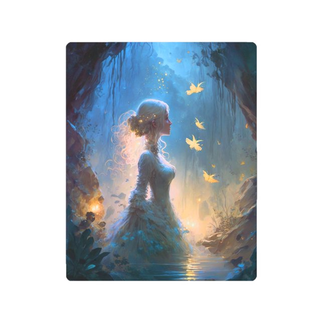 Señora Mágica En El Arte De La Fantasía Del Agua (Anverso)