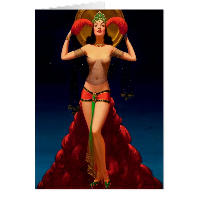 Señora mágica Pulp Pin Up (Frente)