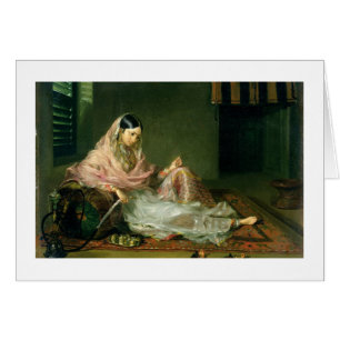Señora musulmán Reclining, 1789 (aceite en lona)
