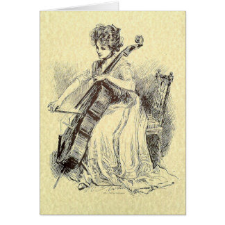 Señora Playing Cello