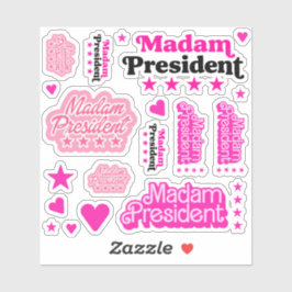 Señora Presidenta, Hoja de Pegatinas Rosa