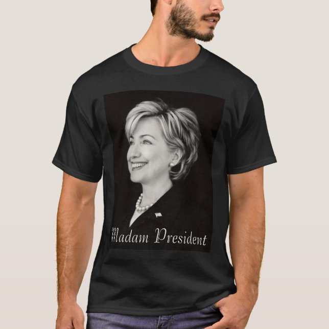Señora presidente camiseta de Hillary (Anverso)