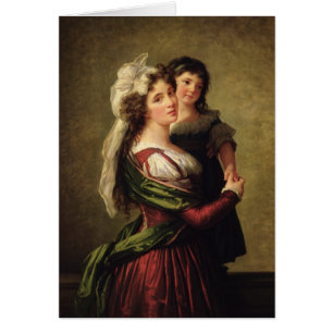 Señora Rousseau y su hija, 1789