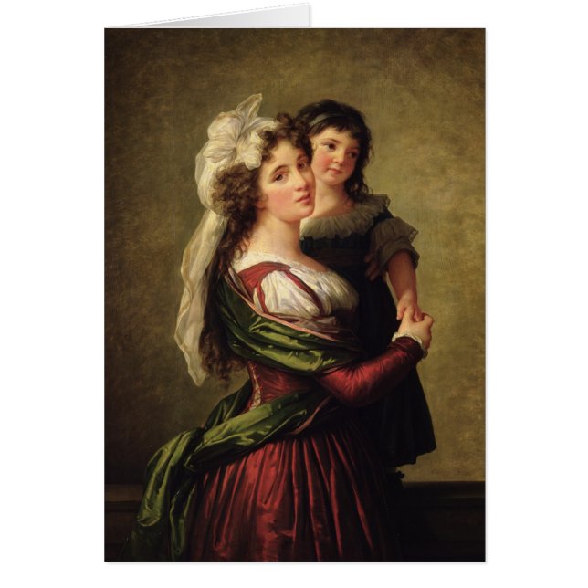Señora Rousseau y su hija, 1789 (Frente)