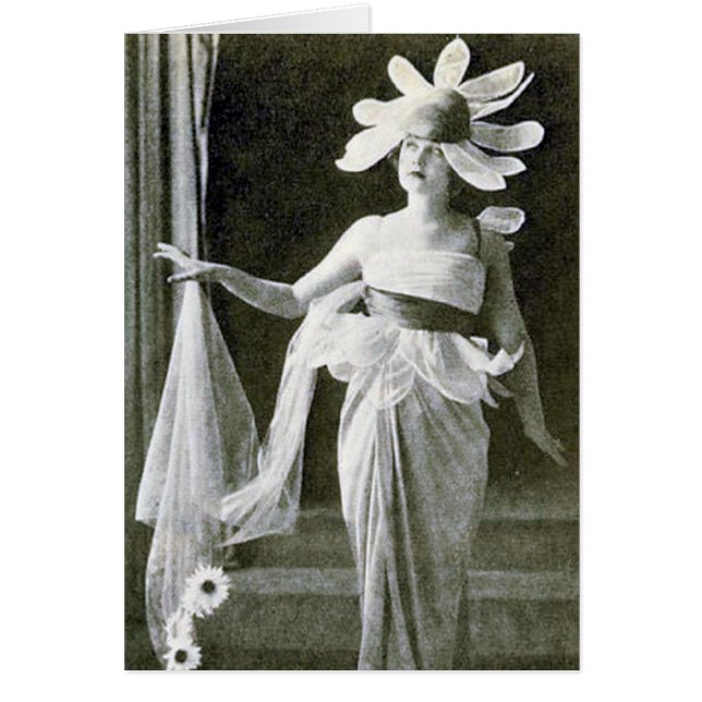 Señora senil de la flor (Frente)