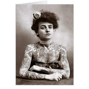 Señora tatuada, 1907