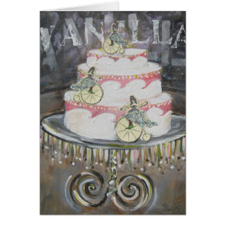 Señoras de la torta de la vainilla