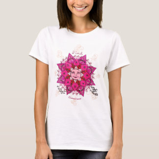 Señoras De Sensibilización Rosa Pusieron Camiseta 