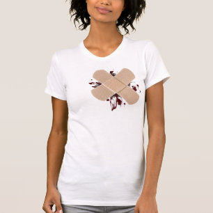 señoras que falta de la camiseta del corazón