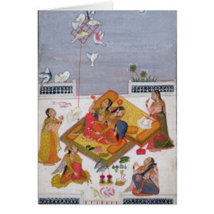 Señoras que miran las palomas, 1770