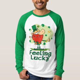 Sensación de camisa de Leprechaun Afortunada