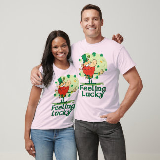Sensación de camisa de Leprechaun Afortunada