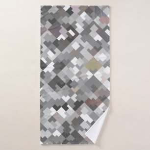Sensación de fondo gris de mosaico abstracto y bri