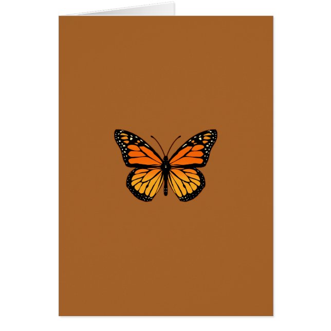 Sensación de mariposa monarca (Frente)