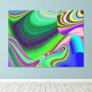 Sensación de verano, Arte de arcoíris 3D abstracto