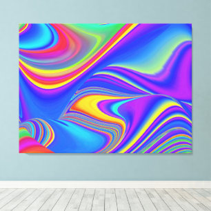 Sensación de verano, Arte de arcoíris 3D abstracto