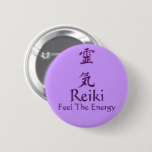 Sensación del símbolo de Reiki el Pin del botón