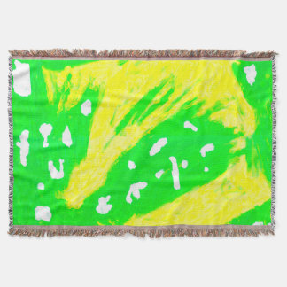 Sensación feliz de abrir una manta