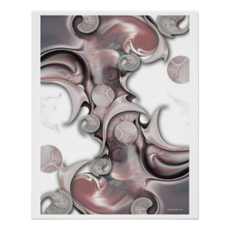 "Sensación frente a proyección", Poster brillante