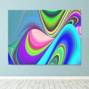 Sensación veraniega, Arte de arcoíris 3D abstracto