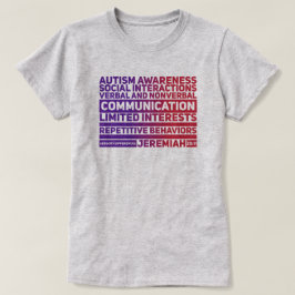 Sensibilización sobre el autismo - Camiseta básica