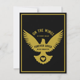 Sensible en tarjeta de simpatía por la memoria amo