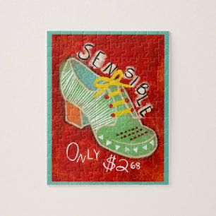 Sensible Oxford Shoes Jigsaw Puzzle Colorful Fun