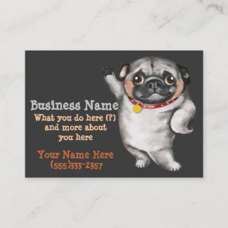 Sentada del template_pet de la tarjeta de visita